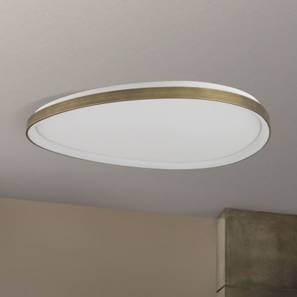 LED lubinis šviestuvas CHARLIE LED/72W/230V diametras 80 cm auksas