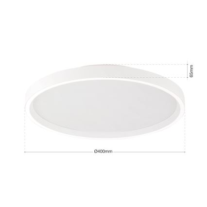 LED Pritemdomas lubinis šviestuvas MASCA LED/36W/230V 2700/3350/4000K diametras 40 cm balta