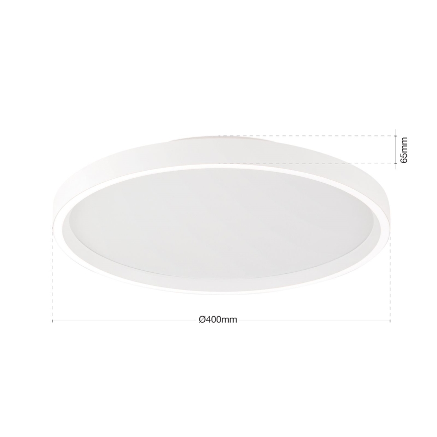 LED Pritemdomas lubinis šviestuvas MASCA LED/36W/230V 2700/3350/4000K diametras 40 cm balta