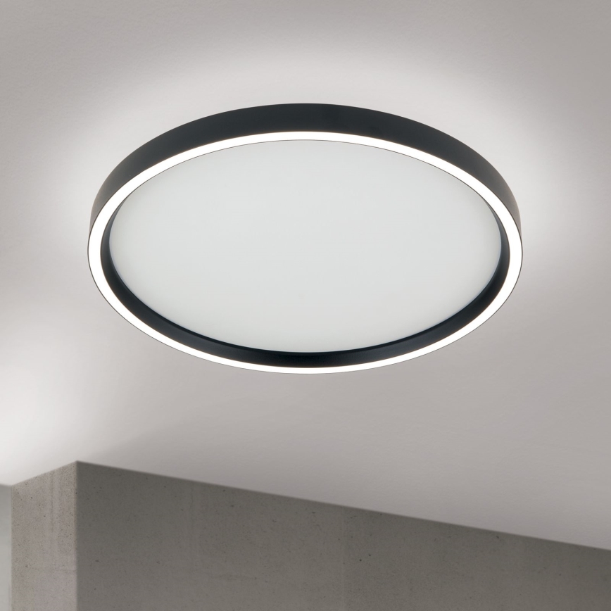 LED Pritemdomas lubinis šviestuvas MASCA LED/36W/230V 2700/3350/4000K diametras 40 cm juoda