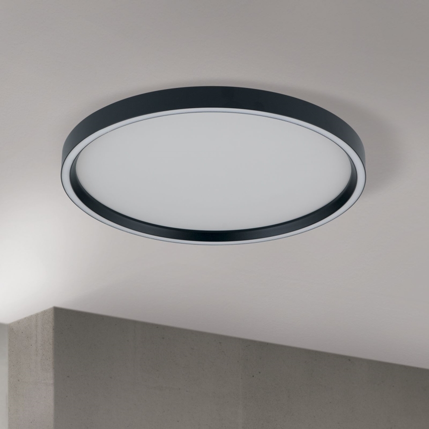 LED Pritemdomas lubinis šviestuvas MASCA LED/36W/230V 2700/3350/4000K diametras 40 cm juoda