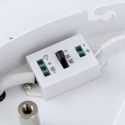 LED Pritemdomas lubinis šviestuvas MASCA LED/36W/230V 2700/3350/4000K diametras 40 cm juoda