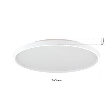 LED Reguliuojamas lubų šviestuvas MASCA LED/47W/230V 2700/3350/4000K skersmuo 60 cm baltas