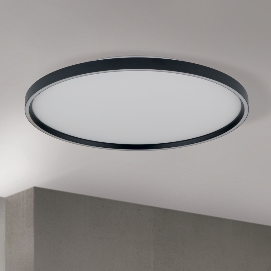 LED Pritemdomas lubinis šviestuvas MASCA LED/47W/230V 2700/3350/4000K diametras 60 cm juoda