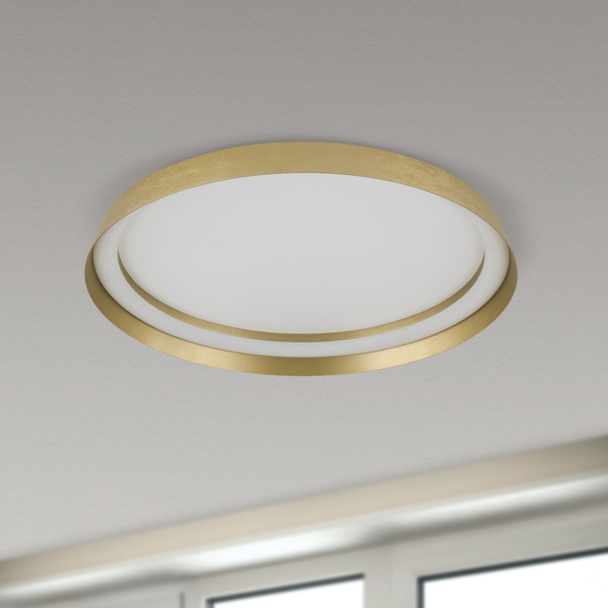 LED Pritemdomas lubinis šviestuvas MANTA LED/38W/230V 2700/3000/4000K diametras 45 cm auksas