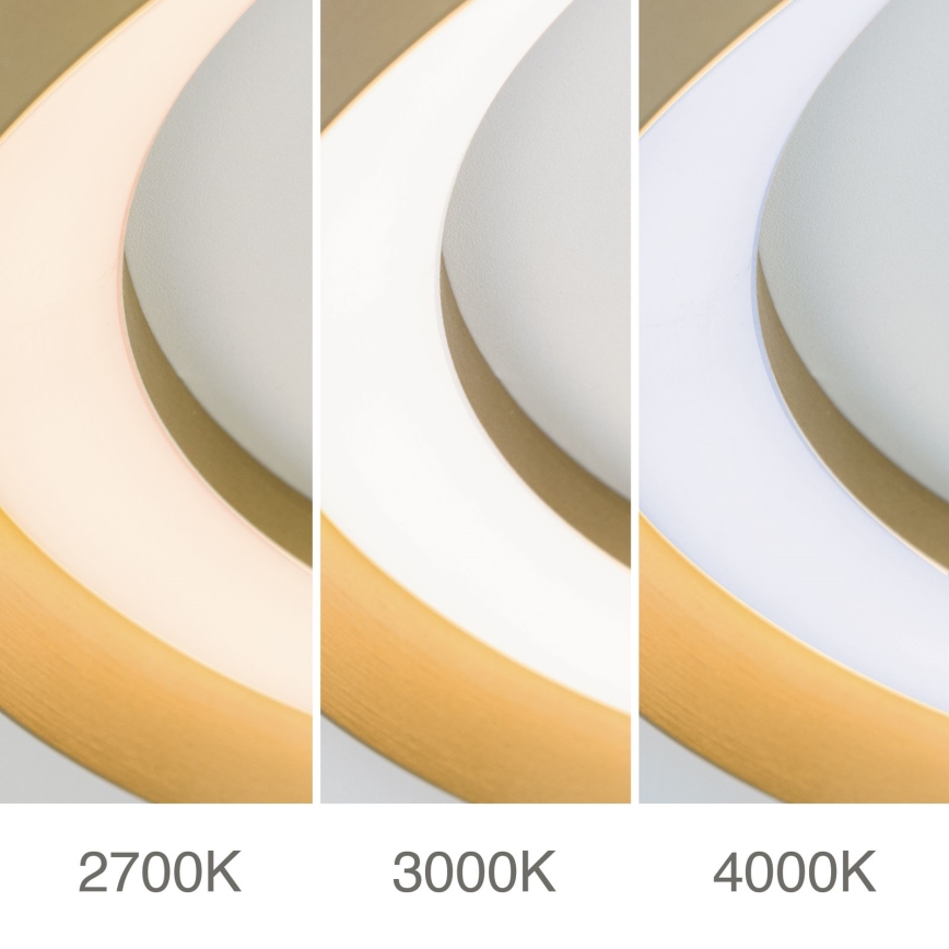 LED Pritemdomas lubinis šviestuvas MANTA LED/38W/230V 2700/3000/4000K diametras 45 cm auksas