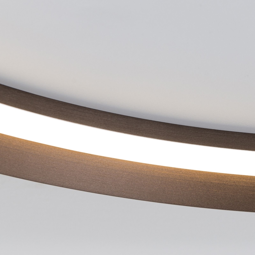 LED Pritemdomas lubinis šviestuvas MANTA LED/38W/230V 2700/3000/4000K diametras 45 cm ruda