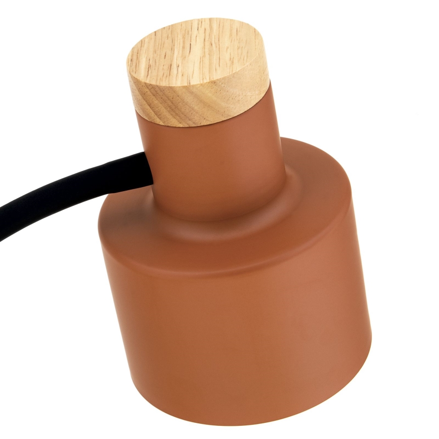 Grindinė lempa GILI 1xE27/40W/230V plytų spalvos