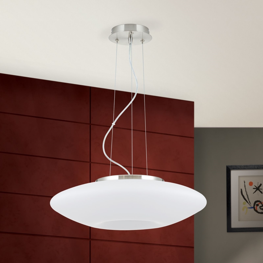 Pakabinamas sietynas BLANC 2xE27/60W/230V diametras 49 cm matinis chromas
