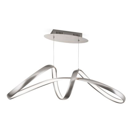 LED Reguliuojamas pakabinamas sietynas CIRCUS LED/36W/230V sidabras