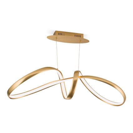 LED reguliuojamas šviestuvas ant laido CIRCUS LED/36W/230V auksinis