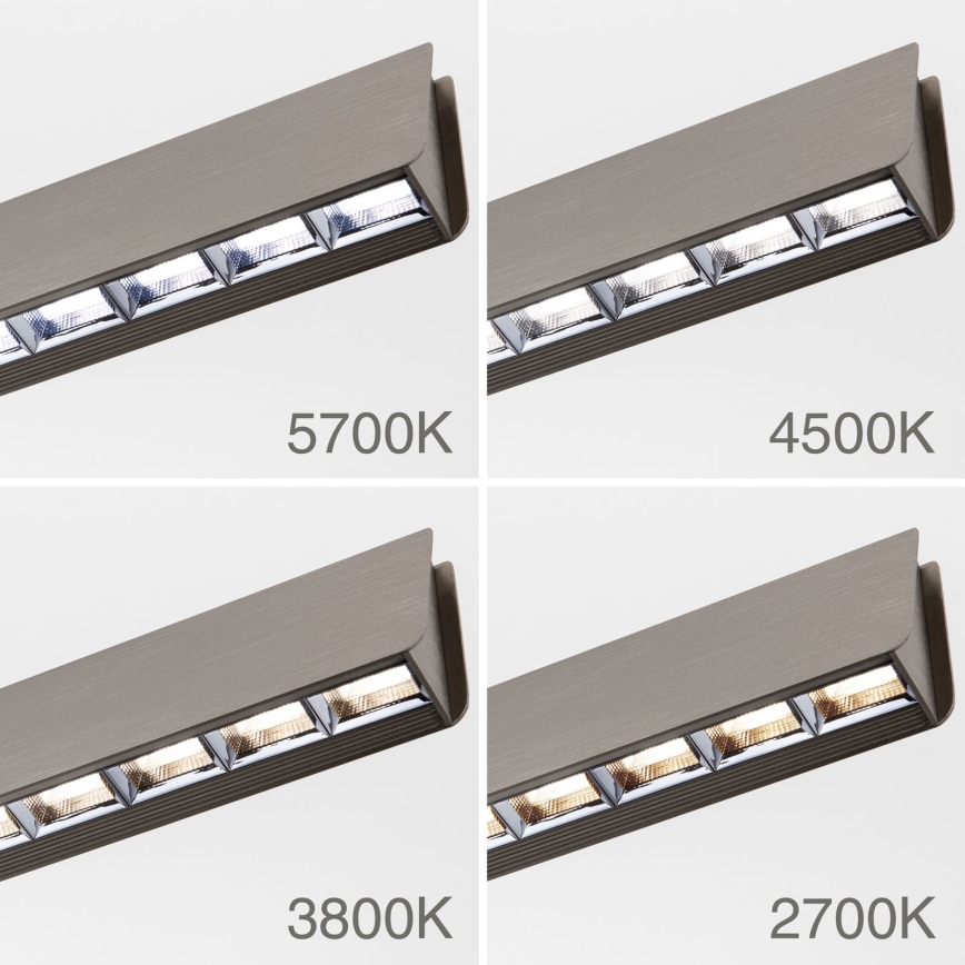 LED Reguliuojamas pakabinamas sietynas TARA LED/44W/230V 2700/3800/4500/5700K matinis chromas