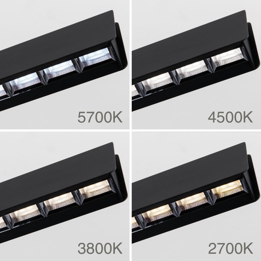 LED Reguliuojamas šviestuvas ant laido TARA LED/44W/230V 2700/3800/4500/5700K juodas