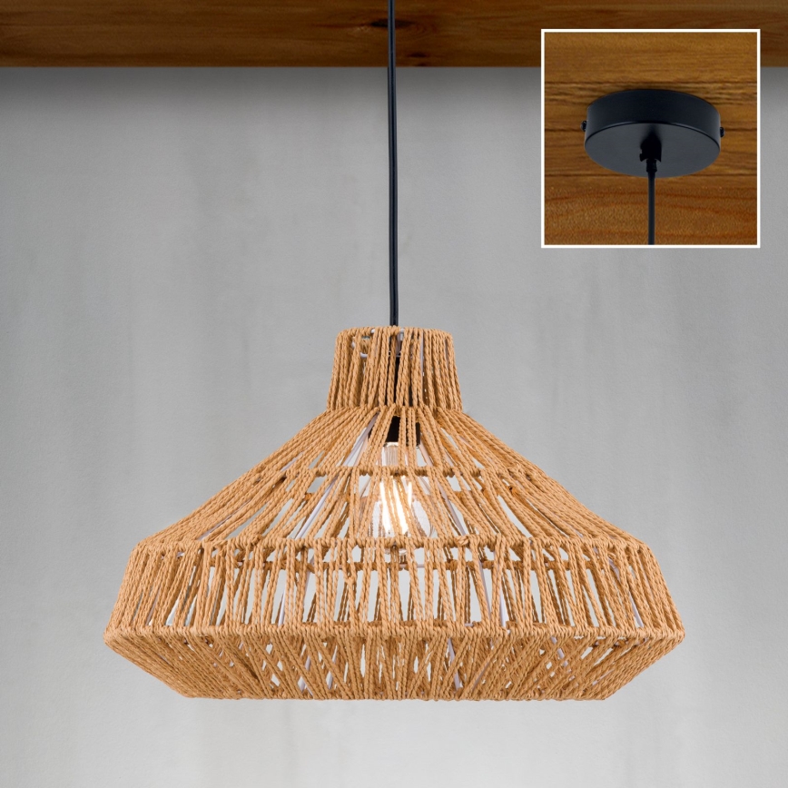 Pakabinamas sietynas BASKET 1xE27/40W/230V diametras 40 cm kanapė