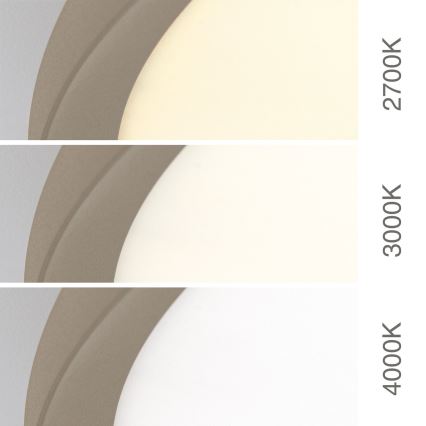 LED lubinis šviestuvas KANT LED/66W/230V 2700/3000/4000K skersmuo 80 cm smėlio spalvos