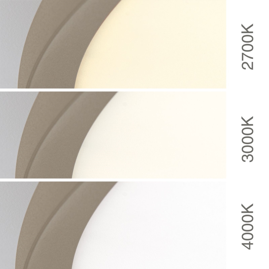LED lubinis šviestuvas KANT LED/66W/230V 2700/3000/4000K skersmuo 80 cm smėlio spalvos