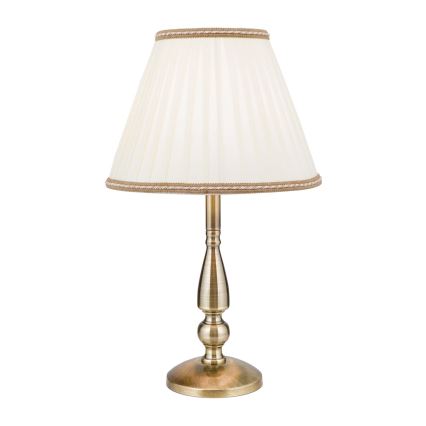 Stalinis šviestuvas TONIA 1xE27/60W/230V diametras 30 cm balta/bronza