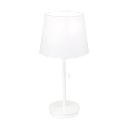 Stalinis šviestuvas su USB prievadu LUDWIG 1xE27/40W/230V 50 cm balta