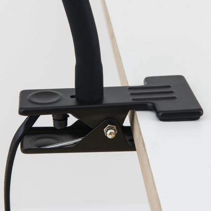 Lankstus stalinis šviestuvas su spaustuku DOTTY 1xGU10/10W/230V žalvaris/juoda