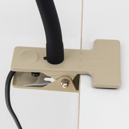 Lanksti stalinė lempa su spaustuku DOTTY 1xGU10/10W/230V smėlinė/juoda