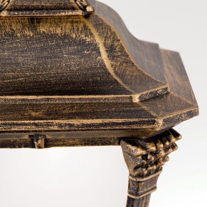 Lauko pakabinamas šviestuvas AIKO 1xE27/60W/230V IP23 bronzinis/patina