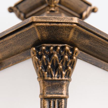 Lauko sieninis šviestuvas AIKO 1xE27/60W/230V IP23 bronza/patina