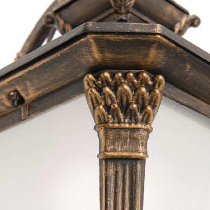 Lauko sieninis šviestuvas AIKO 1xE27/60W/230V IP23 bronza/patina