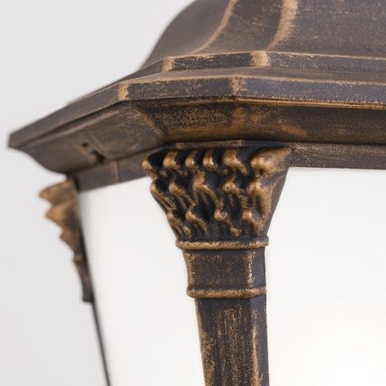 Lauko šviestuvas AIKO 1xE27/60W/230V 115 cm IP23 bronza/patina