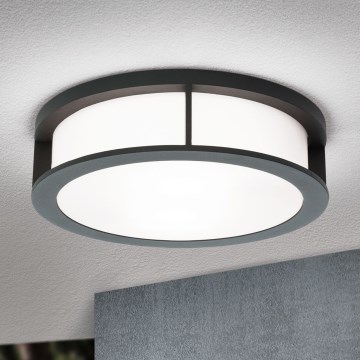 Orion - Lauko šviestuvas HENRY 2xE27/15W/230V Ø 30 cm IP44 antracitas