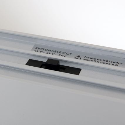 LED lubinis/pakabinamas šviestuvas 2 viename PALKKI LED/38W/230V 3000/4000/5000K pilkas