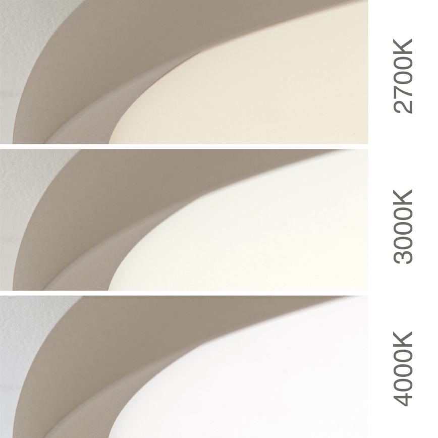 LED lubinis šviestuvas KANT LED/30W/230V 2700/3000/4000K Ø 40 cm smėlinė
