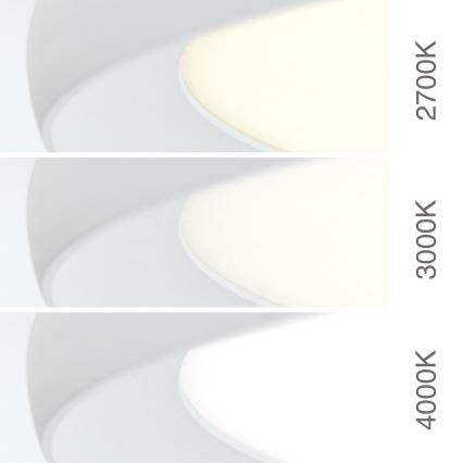 LED lubinis šviestuvas KANT LED/50W/230V 2700/3000/4000K skersmuo 60 cm baltas