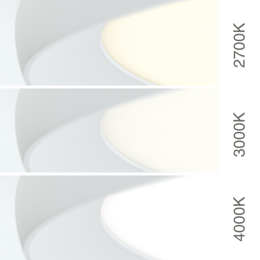 LED lubinis šviestuvas KANT LED/50W/230V 2700/3000/4000K skersmuo 60 cm baltas