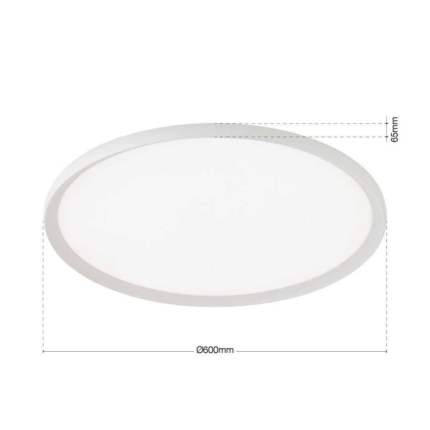 LED lubinis šviestuvas KANT LED/50W/230V 2700/3000/4000K skersmuo 60 cm baltas
