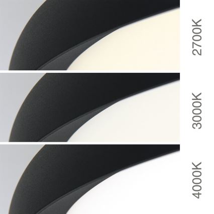 LED lubinis šviestuvas KANT LED/50W/230V 2700/3000/4000K skers. 60 cm juodas