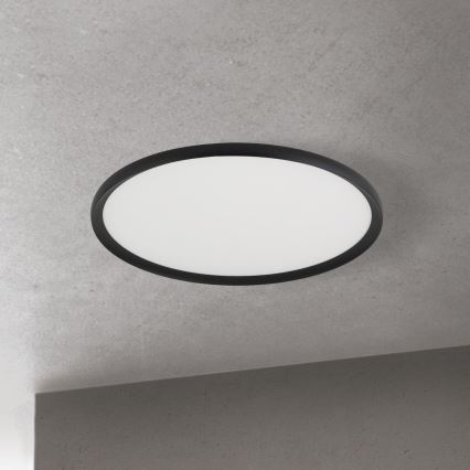 LED lubinis šviestuvas KANT LED/50W/230V 2700/3200/4000K skersmuo 60 cm juodas