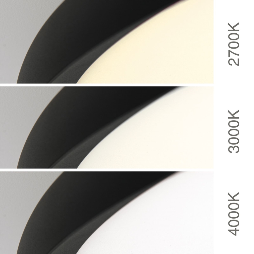 LED lubinis šviestuvas KANT LED/66W/230V 2700/3000/4000K skersmuo 80 cm juodas