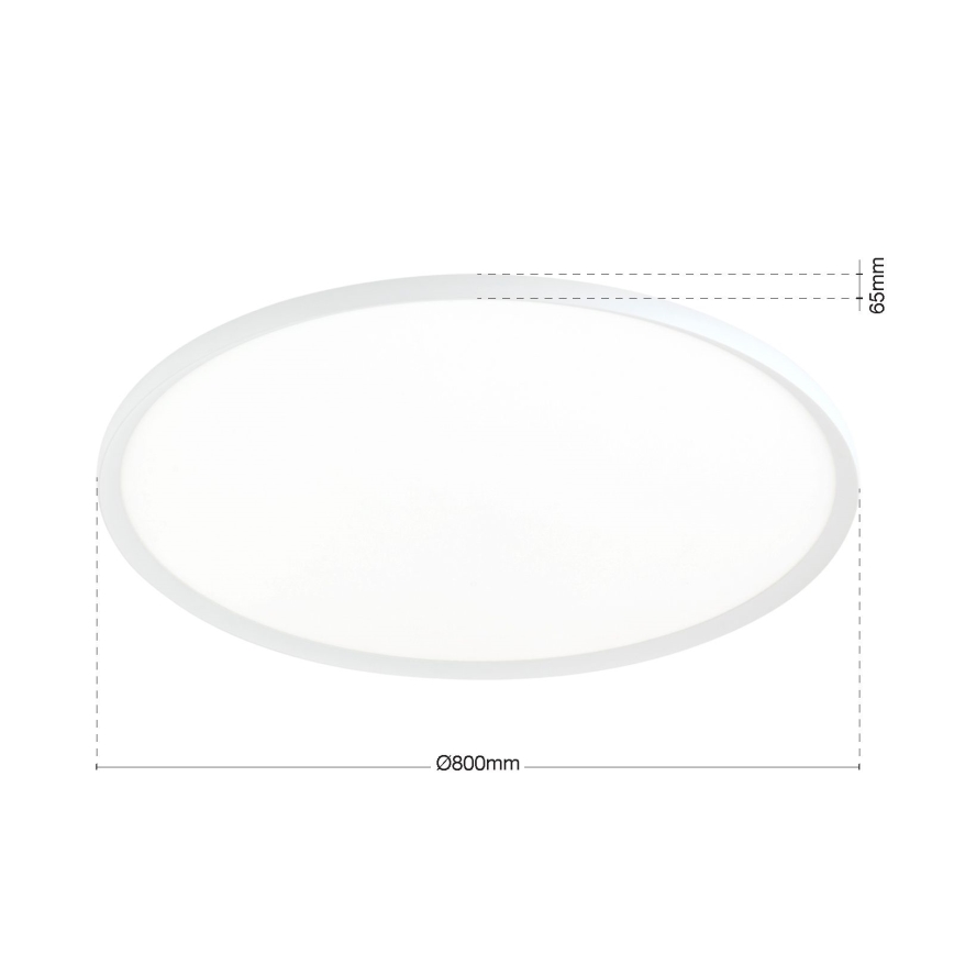 LED lubinis šviestuvas KANT LED/66W/230V 2700/3200/4000K Ø 80 cm balta