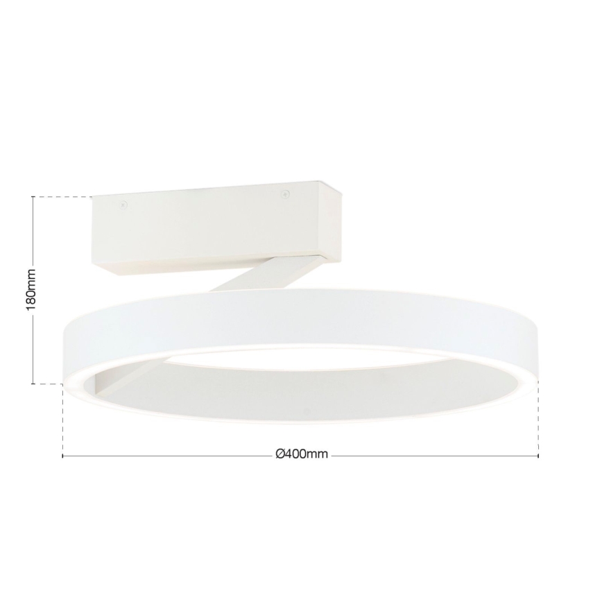 LED lubinis šviestuvas KOLK LED/40W/230V 2700/3000/4000K Ø 40 cm balta