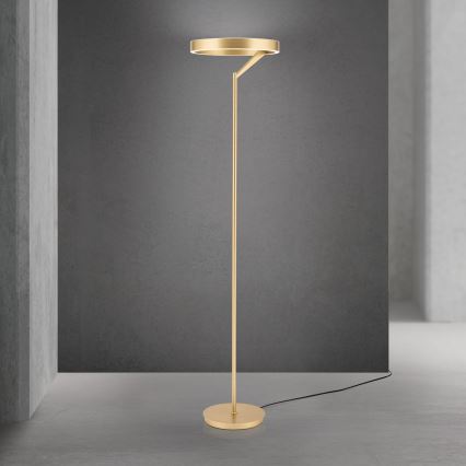 LED dimeriuojama grindinė lempa KOLK LED/40W/230V 2700/4000K auksinė