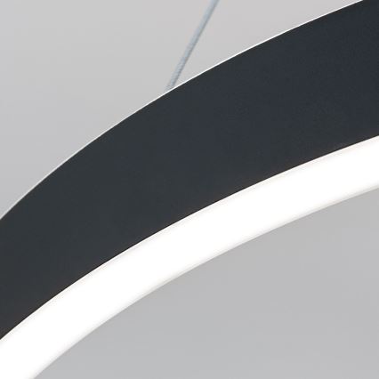dimeriuojamas LED pakabinamas šviestuvas ant laido KOLK LED/60W/230V 2700/3000/4000K skersmuo 60 cm juodas
