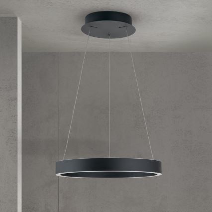 dimeriuojamas LED pakabinamas šviestuvas ant laido KOLK LED/40W/230V 2700/3000/4000K skers. 40 cm juodas