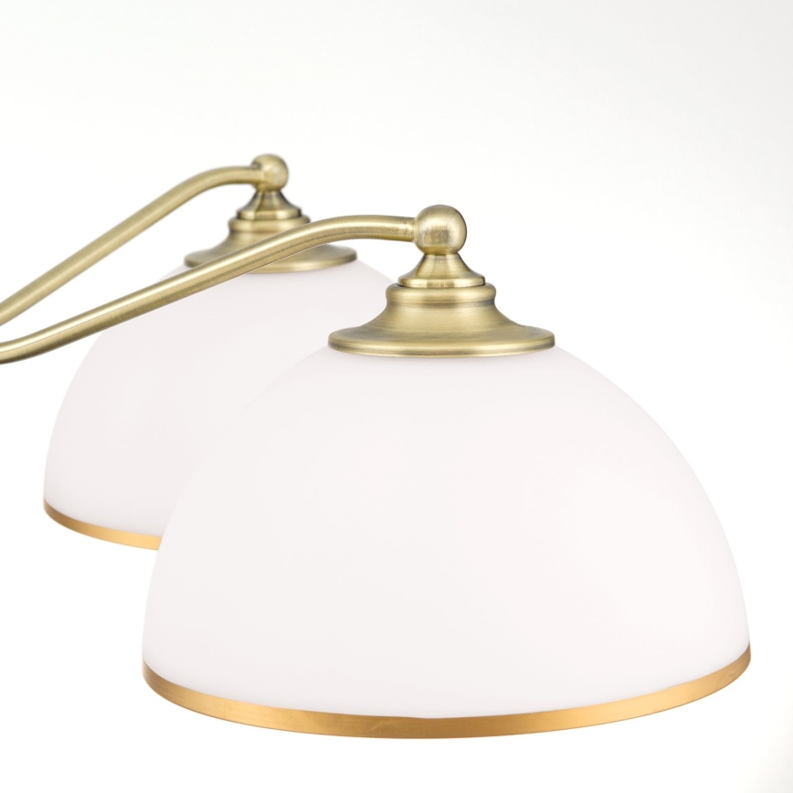 Sietynas, kabinamas ant grandinės OLD LAMP 5xE27/40W/230V diametras 75 cm balta/žalvaris