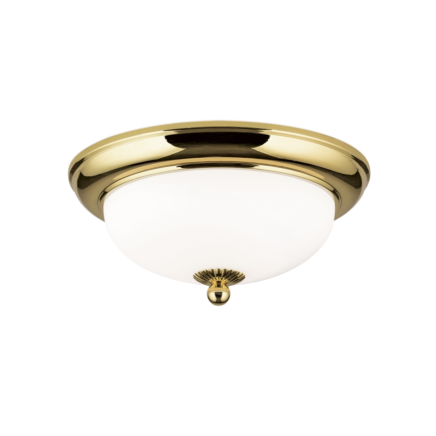 Lubinis šviestuvas EMPIRA 2xE14/40W/230V, skersmuo 26,5 cm, auksinės spalvos