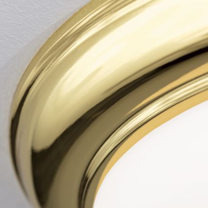 Lubinis šviestuvas EMPIRA 2xE27/40W/230V skersm. 35,5 cm auksinis