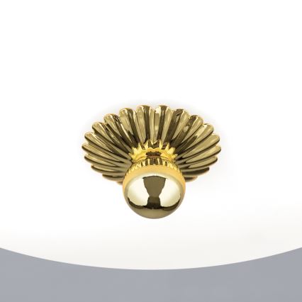 Lubinis šviestuvas EMPIRA 2xE27/40W/230V skersm. 35,5 cm auksinis