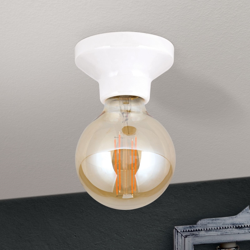 Lubinis šviestuvas FROST 1xE27/60W/230V baltas