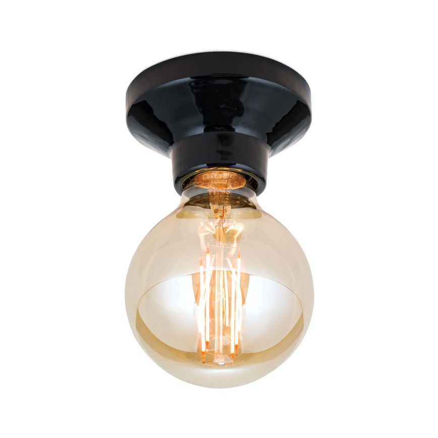 Lubinis šviestuvas FROST 1xE27/60W/230V juodas