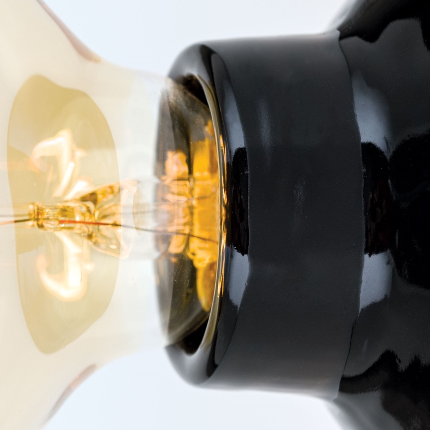 Lubinis šviestuvas FROST 1xE27/60W/230V juodas