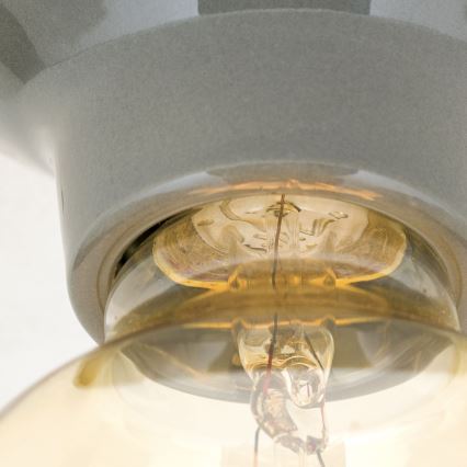 Lubinis šviestuvas FROST 1xE27/60W/230V pilka